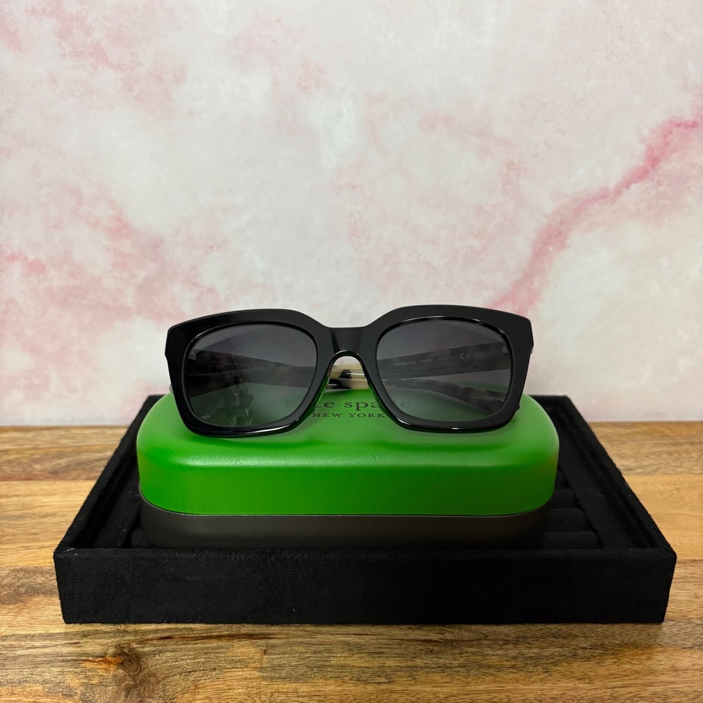 Kate Spade Sunwear Camryn/F/S Black Havana Size 52-21-140